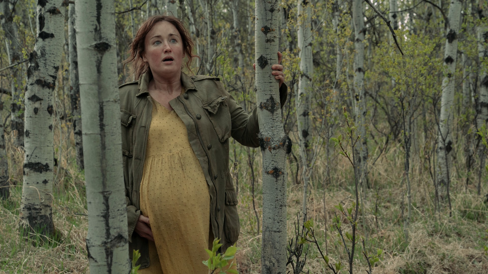 Ashley Johnson dans le rôle d'Anna dans The Last of Us