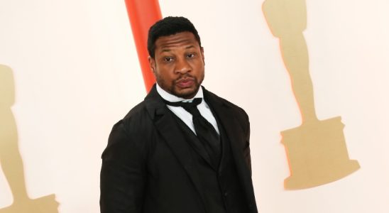 Jonathan Majors at the 95th Annual Academy Awards held at Ovation Hollywood on March 12, 2023 in Los Angeles, California.