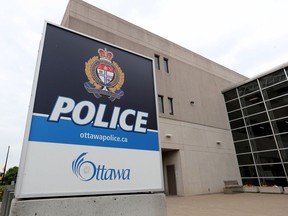 Photo d'archive : Quartier général du Service de police d'Ottawa.