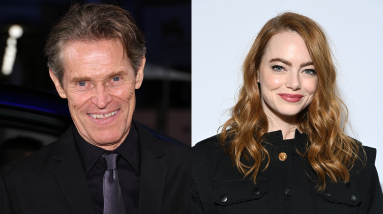 Willem Dafoe and Emma Stone