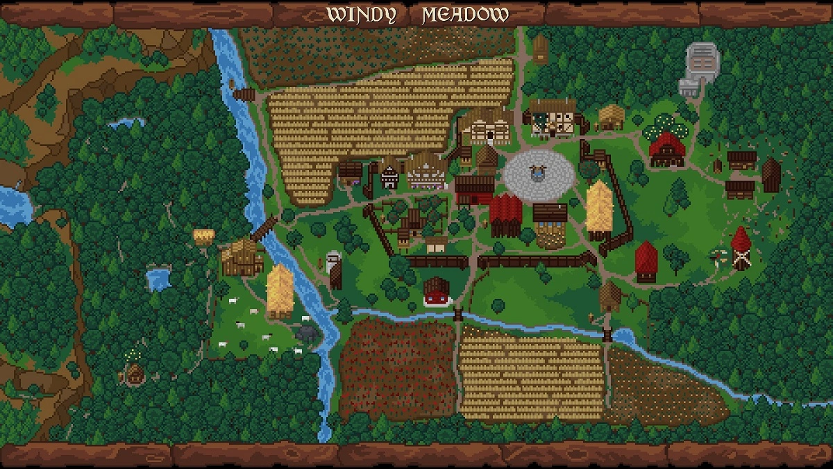 Windy Meadow Map