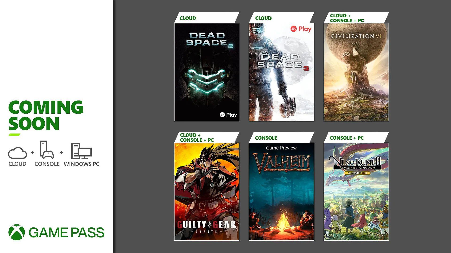 Xbox Game Pass ajoute Guilty Gear: Strive, Valheim, Ni no Kuni II: Revenant Kingdom, plus à la mi-mars    
