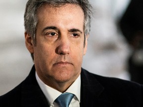 Michael Cohen, ancien avocat de l'ancien président américain Donald Trump, arrive au palais de justice de New York à New York, le 13 mars 2023.