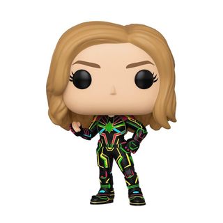 Captain Marvel Neon Suit Pop!  Figurine en vinyle