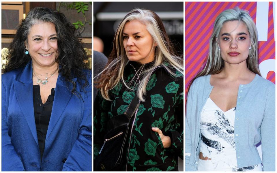 Rangs d'argent : (LR) Sophia Neophitou, Catherine Hayward et Mimi Wade - Getty