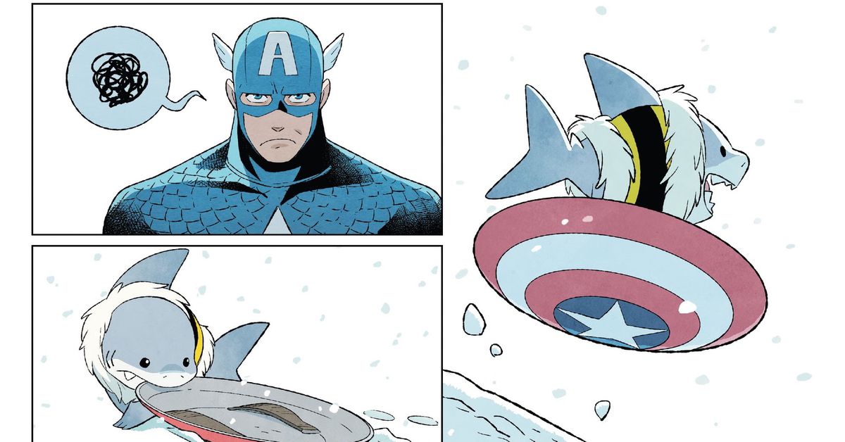  C'est Jef !  collectionne la bande dessinée bébé requin de Marvel Unlimited pour tous les lecteurs
