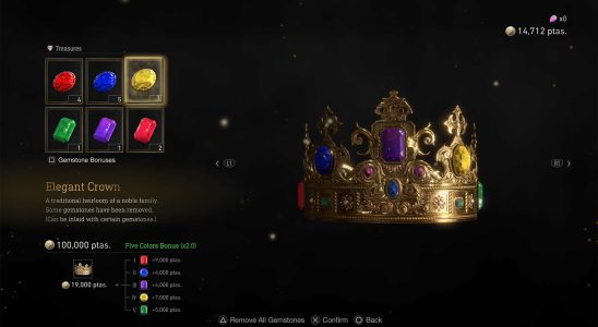 Here is everything you need to know about to sell a treasure for 100k / 100,000 pesetas in Resident Evil 4 remake to earn an achievement, Astute Appraiser, with Elegant Crown