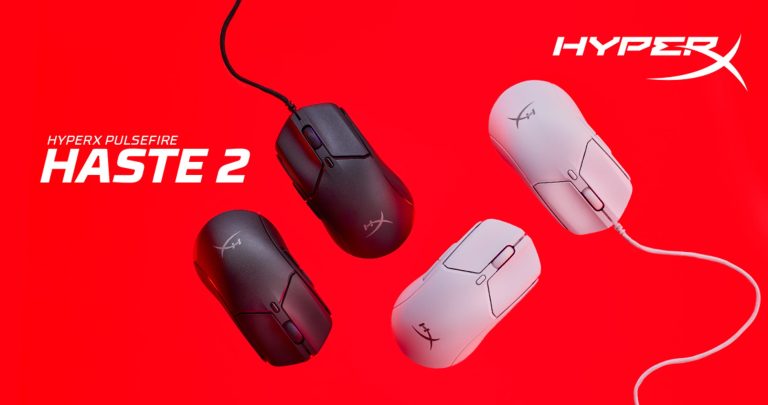 La nouvelle souris de jeu Haste 2 d’HyperX peut être filaire ou sans fil