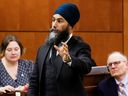 Le chef du NPD, Jagmeet Singh : 