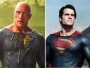 Dwayne Johnson en Black Adam et Henry Cavill en Superman.