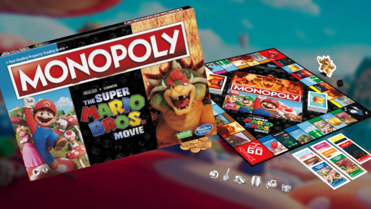 Le film Super Mario Bros. obtient son propre ensemble Monopoly
