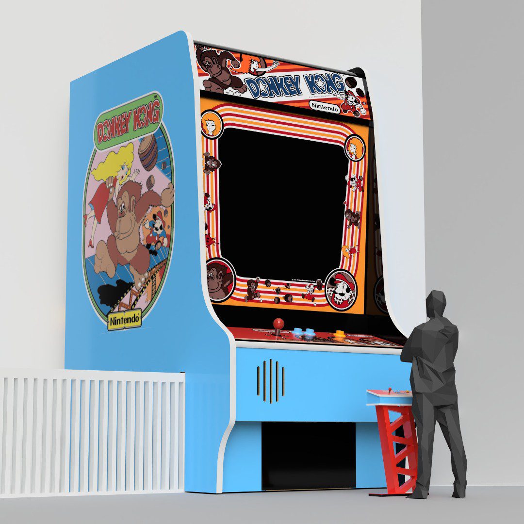 Musée fabriquant le plus grand jeu d'arcade Donkey Kong jouable
