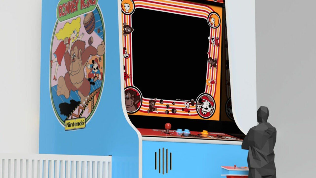 Un musée fort fabriquant le cabinet Donkey Kong 