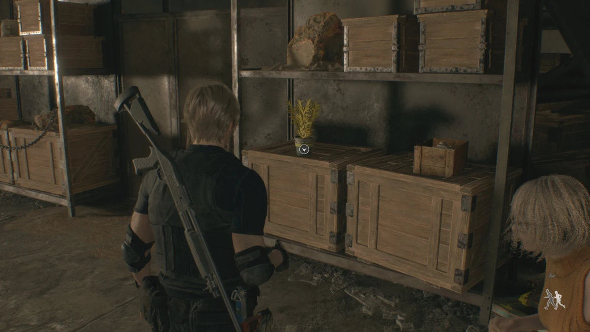 Herbes jaunes dans Resident Evil 4 - Chapitre 14