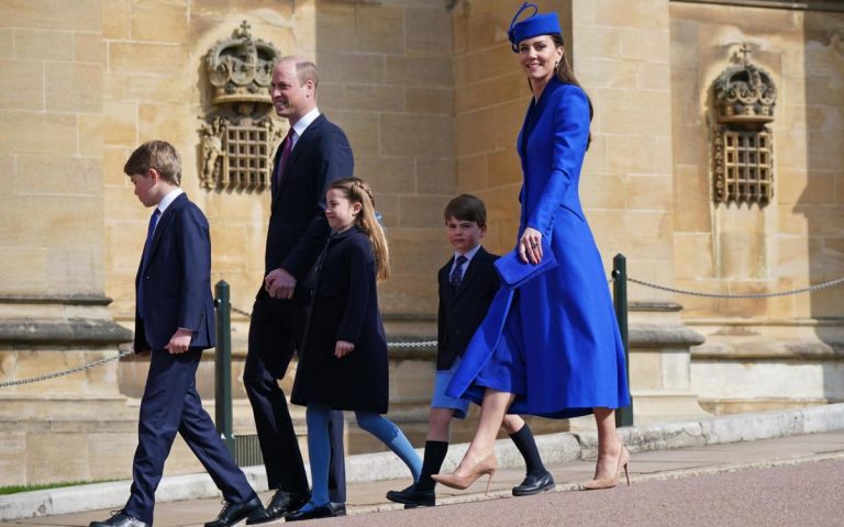 La princesse de Galles dirige le défilé coloré de Pâques de la famille royale