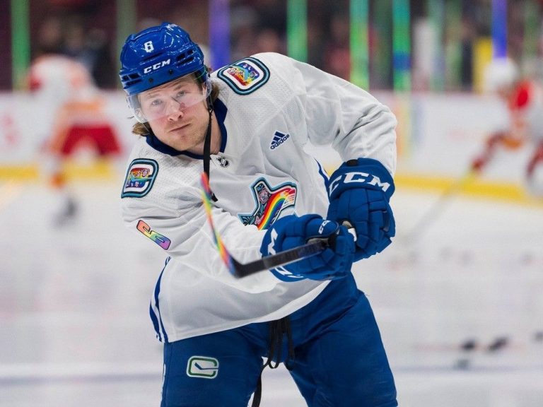 Brock Boeser des Canucks est le candidat au trophée Vancouver Masterton