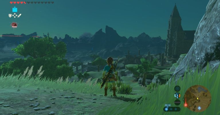 En l'honneur des montagnes étranges et inhumaines de The Legend of Zelda: Breath of the Wild
