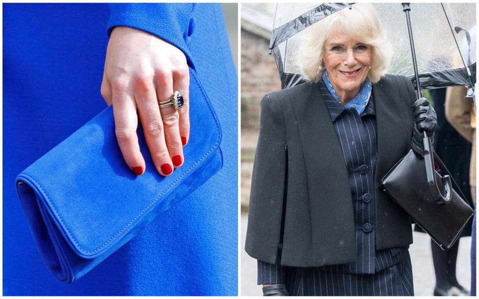 Le vernis à ongles rouge de Kate et la cape de la reine consort