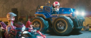 LES SUPER MARIO BROS.  FILM, de gauche à droite : Princess Peach (voix : Anya Taylor-Joy), Mario (voix : Chris Pratt), Toad (voix : Keegan-Michael Key), 2023. © Universal Pictures / Courtesy Everett Collection