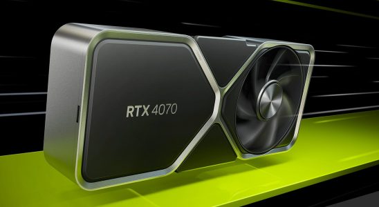 La carte graphique Nvidia RTX 4070 arrive officiellement aujourd'hui