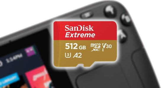 Boostez votre stockage Steam Deck avec 53% de réduction sur la carte microSD de Sandisk