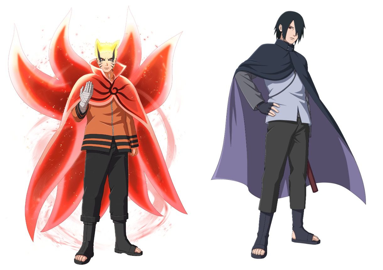 Naruto x Boruto Ultimate Ninja Storm Connections révèle Naruto Uzumaki (mode Baryon), Sasuke Uchiha (soutien de Kage)
