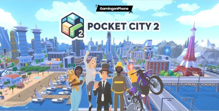 Pocket City 2 Game Action Characters Cover