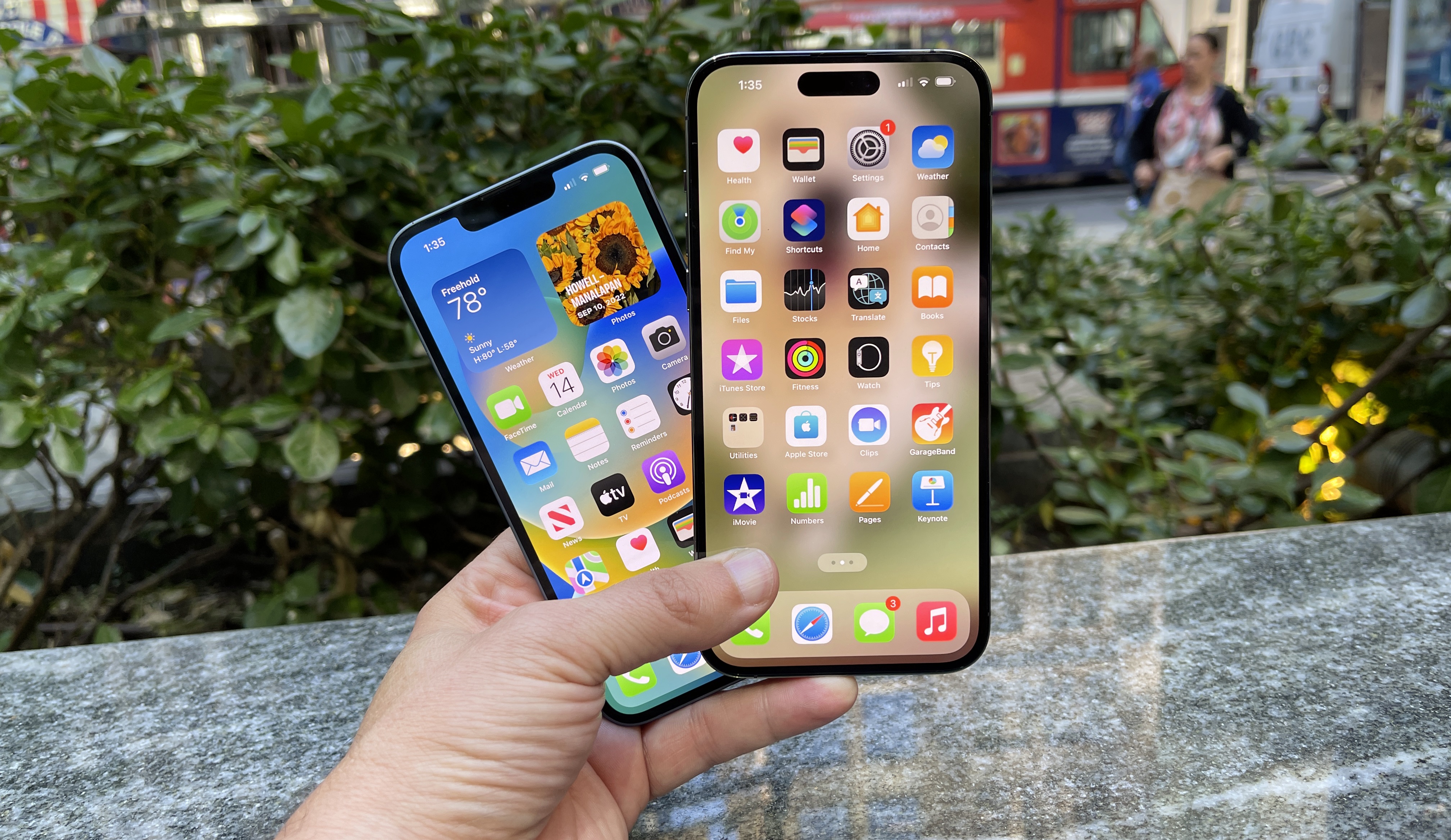 Écran iPhone 14 Pro Max et iPhone 14