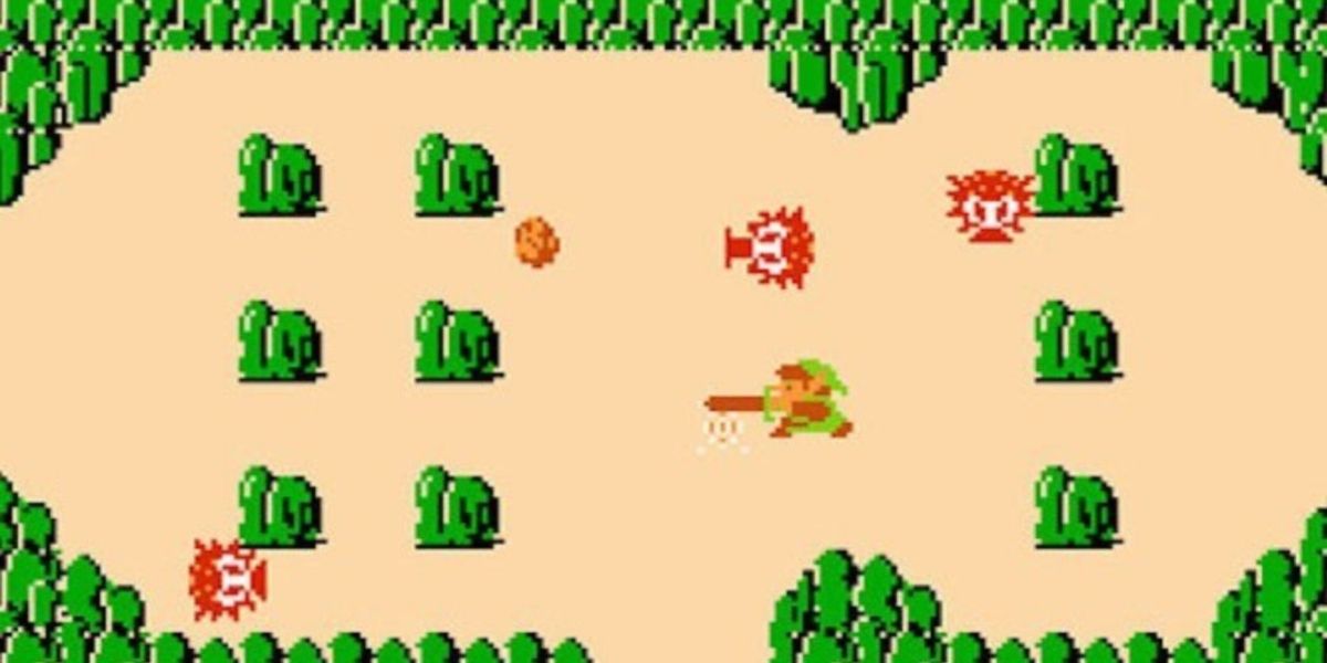 Reliez les ennemis qui combattent dans le jeu original The Legend of Zelda