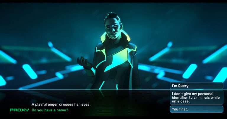 Tron: Identity review: un roman visuel noir élégant et cérébral
