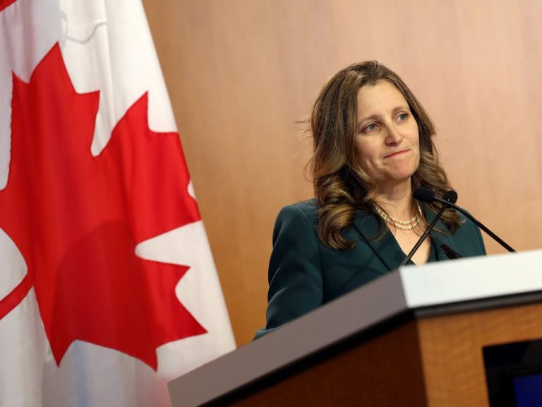 Opinion: Chrystia Freeland doit livrer sur la doctrine