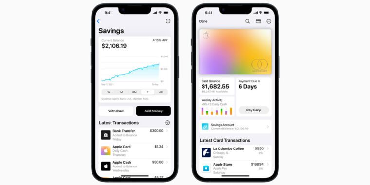 Apple lance un compte d’épargne à haut rendement avec 4,15% APY