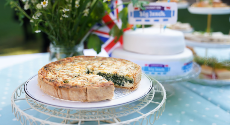 Recette de la quiche du couronnement du roi Charles