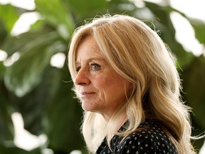 La chef du NPD de l'Alberta, Rachel Notley.