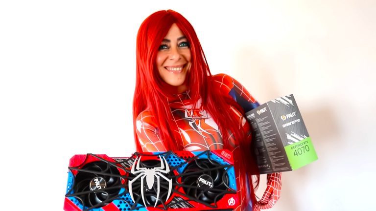 Ce GPU Nvidia RTX 4070 est aussi un cosplayeur de Spider-Man
