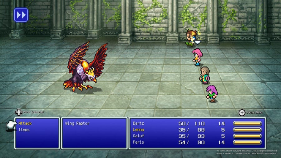 Final Fantasy I-VI Pixel Remaster Review - Capture d'écran 3 sur 8