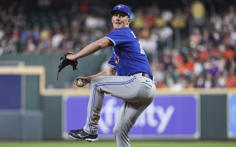 Le partant des Blue Jays, Chris Bassitt, montre ce qui lui permettra de gagner sa vie contre Astros