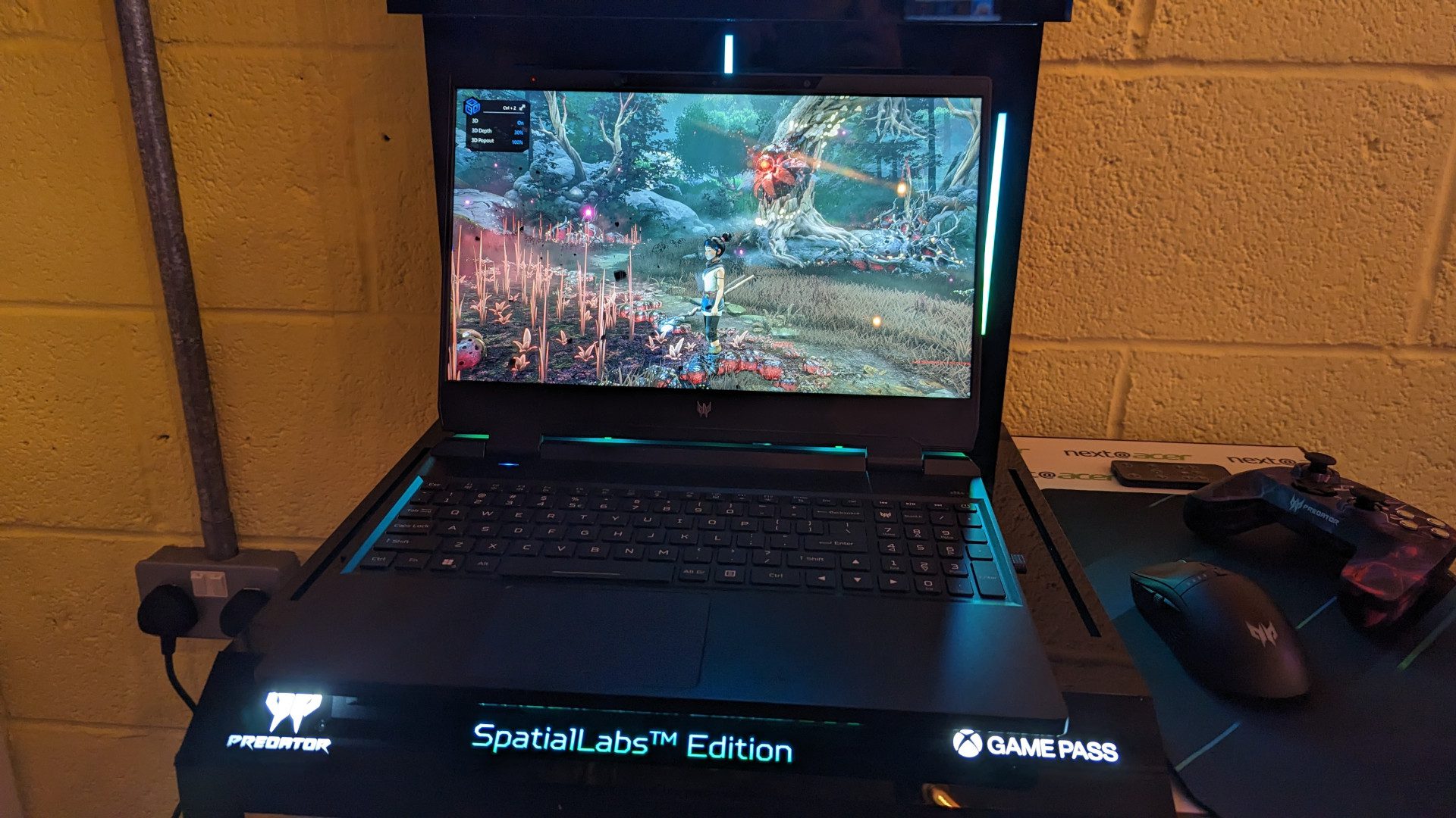 L'écran 3D de cet ordinateur portable de jeu Acer Predator m'a laissé stupéfait
