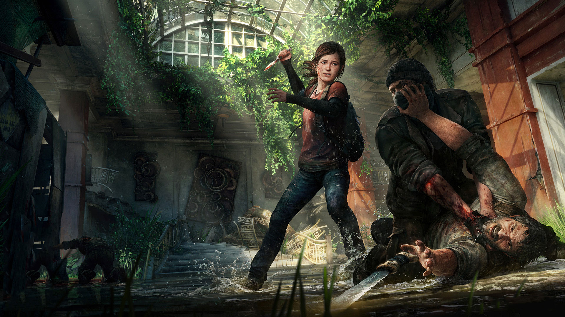 The Last of Us - Ellie protège Joel