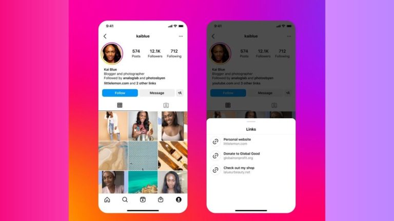 Instagram vous permet désormais d’ajouter encore plus de liens dans votre bio