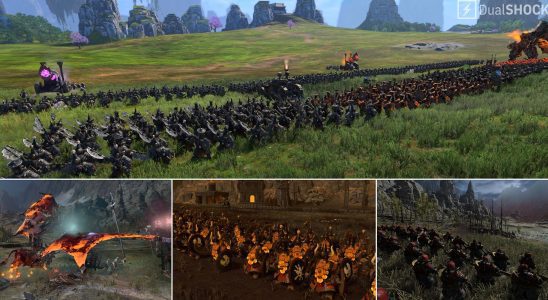 total war warhammer 3 chaos dwarfs dlc collage