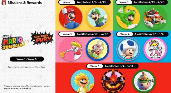 Nintendo Switch Online ajoute les icônes Super Mario 3D World + Bowser's Fury