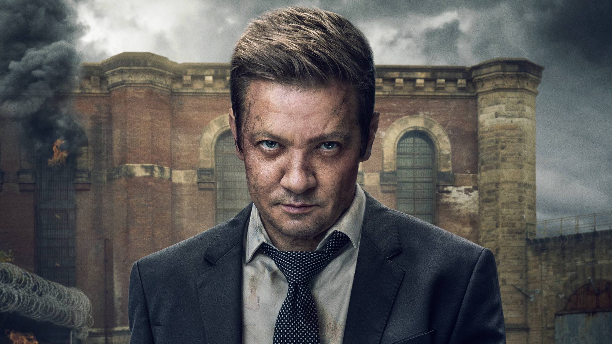 Affiche du maire de Kingstown avec Jeremy Renner