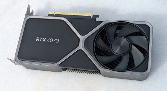 Test de la Nvidia GeForce RTX 4070