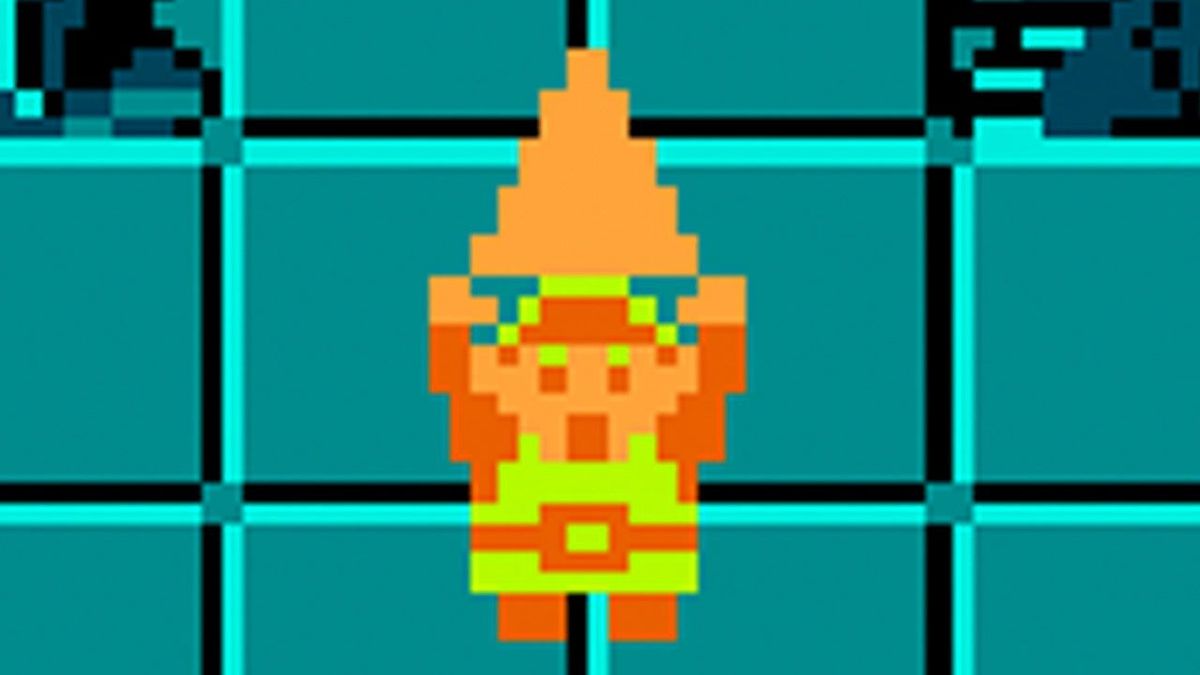 Link tient un morceau de la Triforce dans The Legend of Zelda 