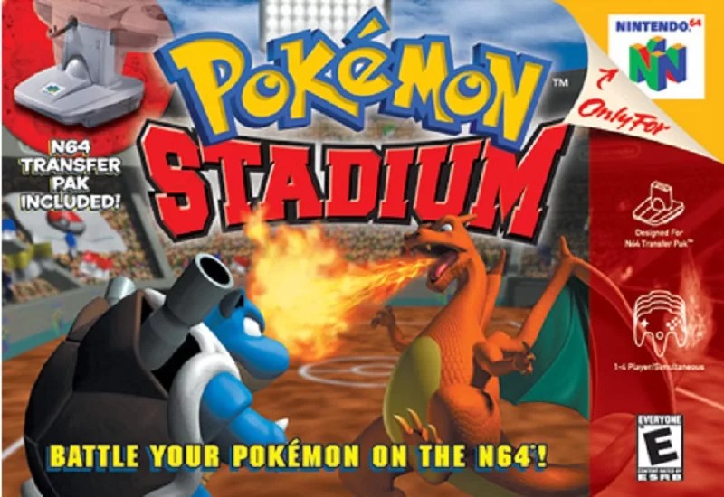 Jeux N64 les plus vendus - Pokemon Stadium