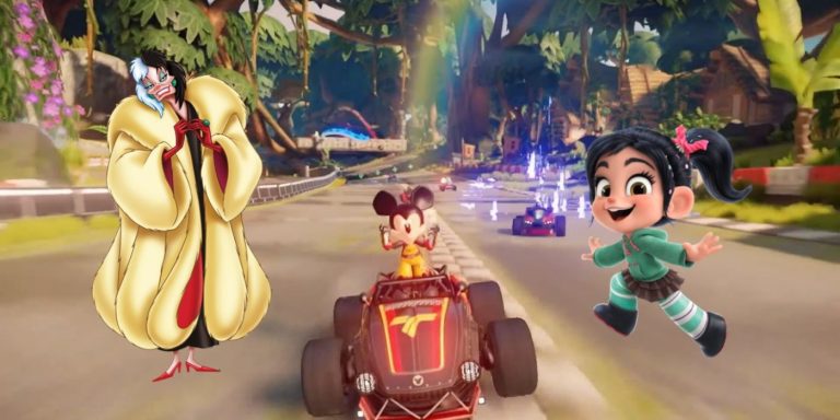 Characters we want to see in Disney Speedstorm include Cruella de vil and Vanellope von schweetz