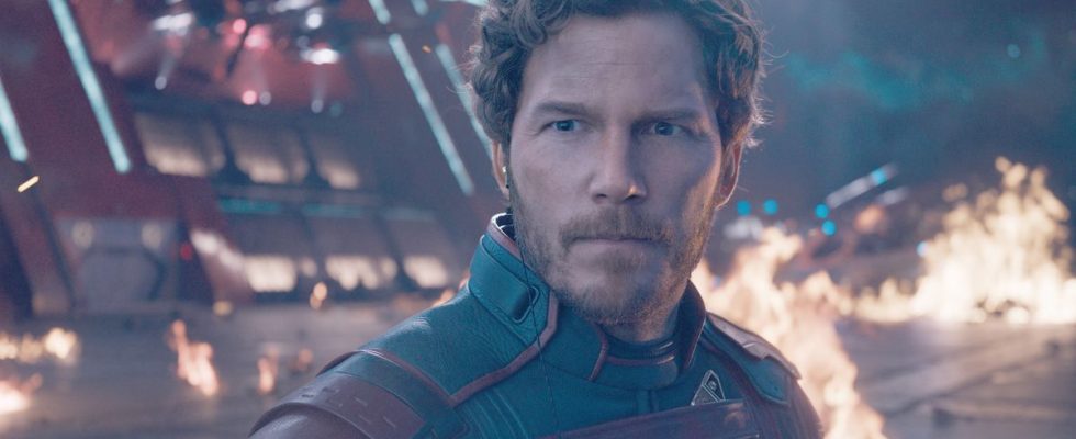 Chris Pratt des Gardiens du Galaxy 3 fait l'éloge de l'histoire romantique "originale"