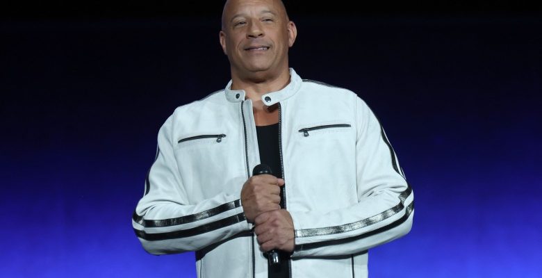 Vin Diesel promotes the upcoming film "Fast X" during the Universal Pictures and Focus Features presentation during CinemaCon