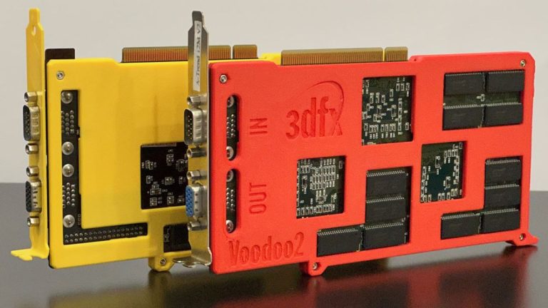 L’armure imprimable en 3D protège les cartes 3dfx Voodoo2, ajoute une touche de style